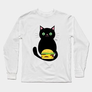 Hungry Kitty Long Sleeve T-Shirt